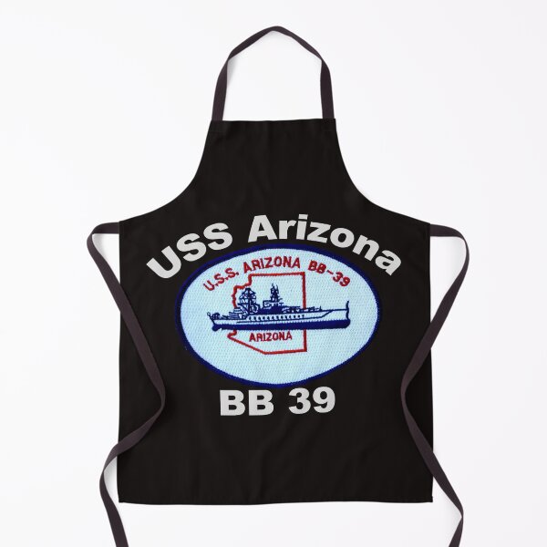 Item preview, USS Arizona (BB-39) Crest for Dark Backgrounds designed and sold by Nikki SpaceStuffPlus.