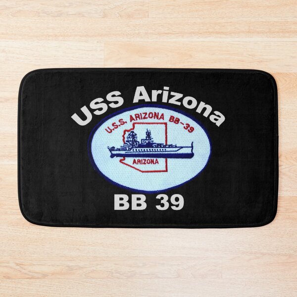 Item preview, USS Arizona (BB-39) Crest for Dark Backgrounds designed and sold by Nikki SpaceStuffPlus.