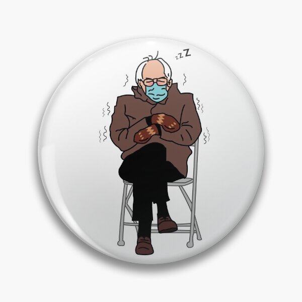 Item preview, Bernie Sanders Mittens Folding Chair Funny Meme designed and sold by RAIID.