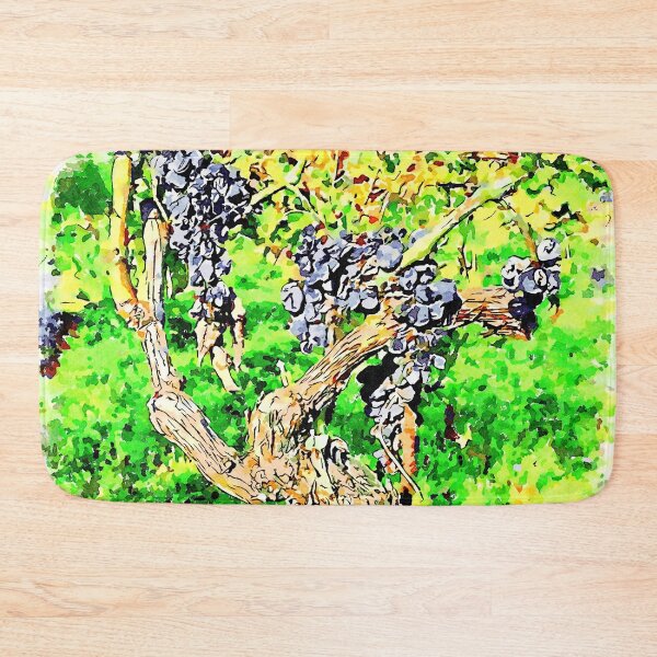 Item preview, Hortus Conclusus: black grapes on the branches in the vineyard designed and sold by Giuseppe Cocco.