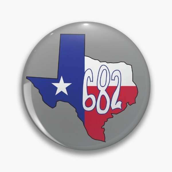 Item preview, Hand Drawn Texas Flag 682 Area Code designed and sold by itsrturn.