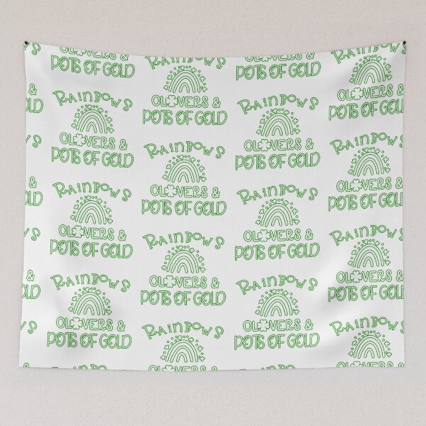 Item preview, Rainbows Clovers Pot of Gold St Patricks Day designed and sold by younghopes.