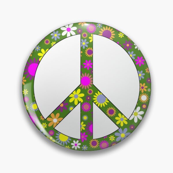 Item preview, Floral peace symbol designed and sold by Photography-Art.