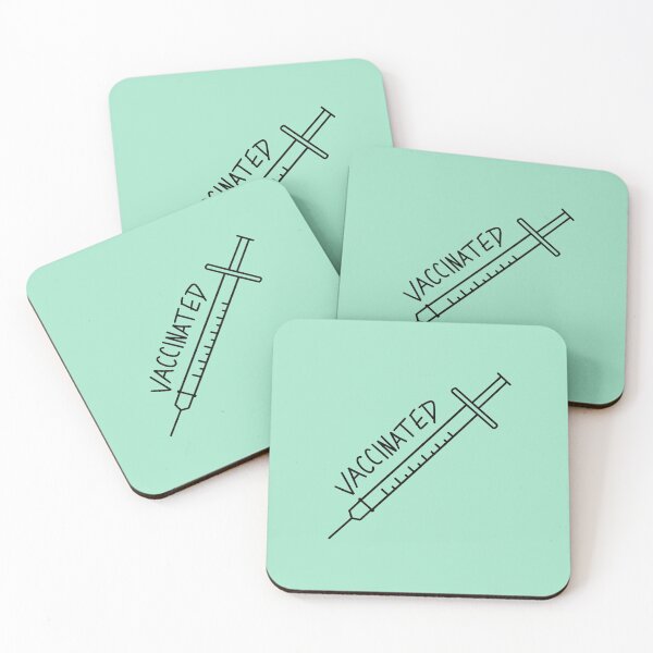 Item preview, Vaccinated on mint designed and sold by memedicalschool.