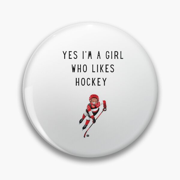 Item preview, Girls Who Like Hockey designed and sold by SportyDogShop.