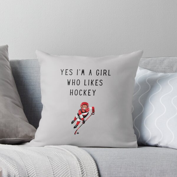 Item preview, Girls Who Like Hockey designed and sold by SportyDogShop.