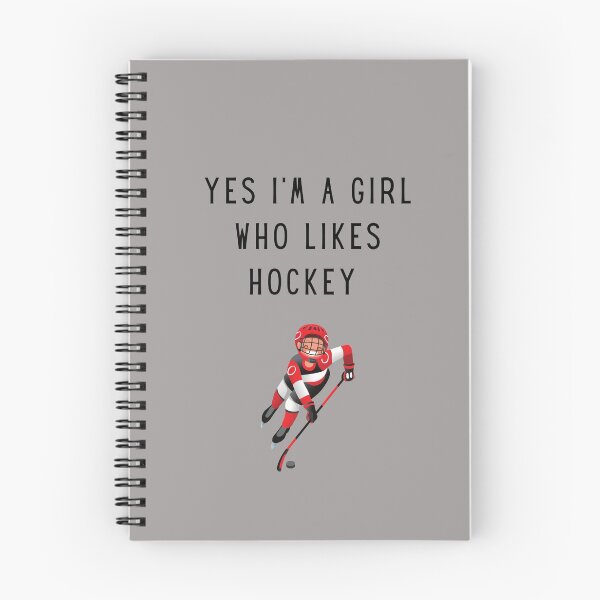 Item preview, Girls Who Like Hockey designed and sold by SportyDogShop.