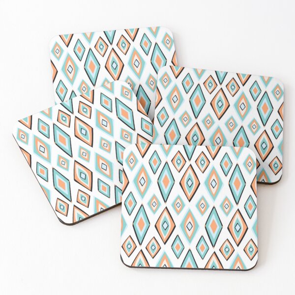 Item preview, Colorful geometric abstract background with squares designed and sold by bestoffers.