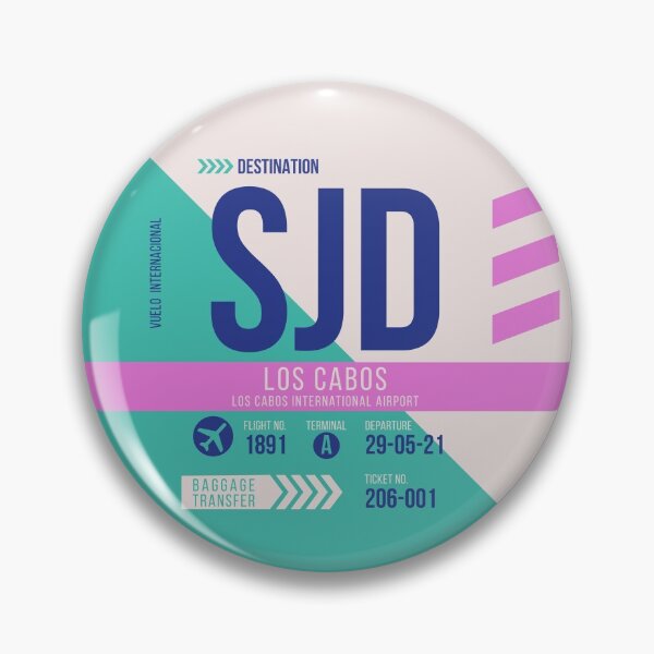 Item preview, Los Cabos (SJD) Airport Code Baggage Tag designed and sold by SLAG-Creative.