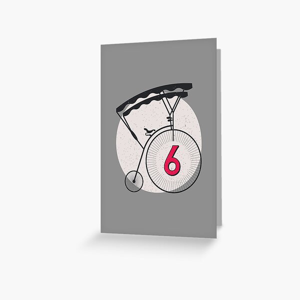 Item preview, The Prisoner Penny Farthing Number 6 Vintage Design designed and sold by justjonboy.