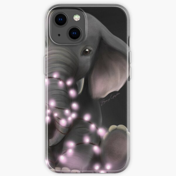 Esca 'Pink' Elephant  iPhone Soft Case