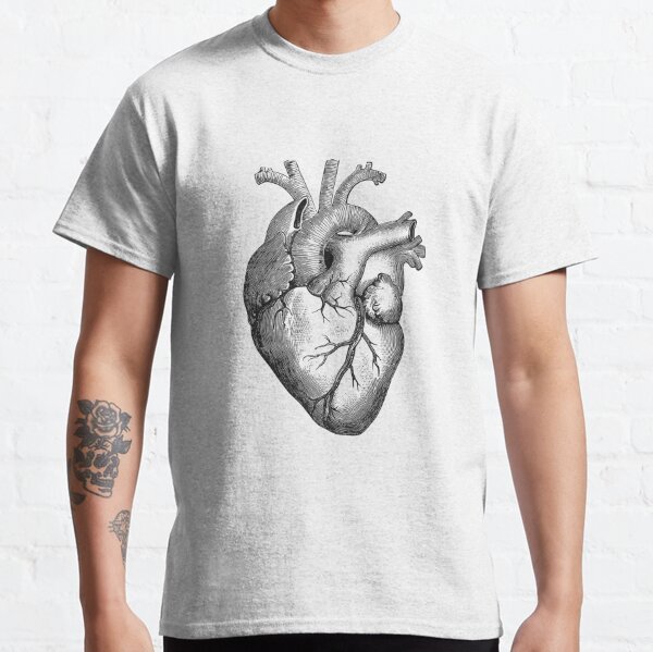 Human Heart Flowers' Men's T-Shirt