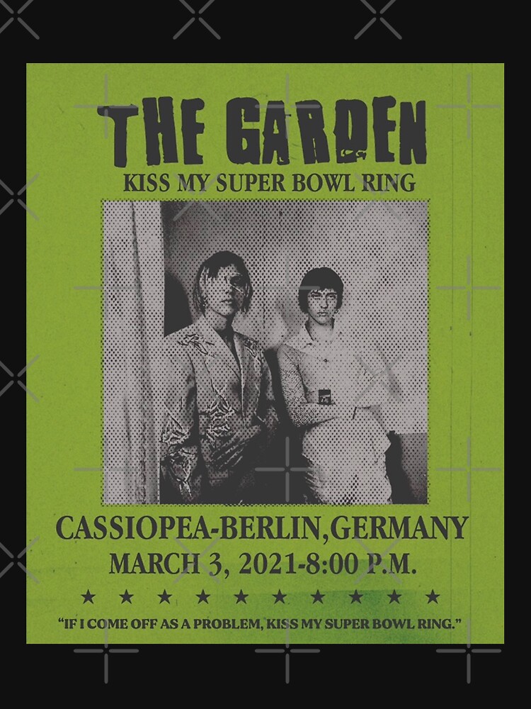 The Garden Band Kiss My Super Bowl Ring Active T-Shirt for Sale by  adeleallene