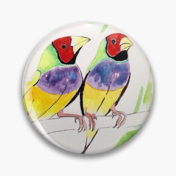 Item preview, Gouldian Finch Pair designed and sold by TASHHOFER.