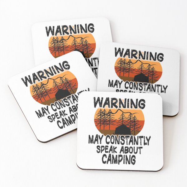 Item preview, Warning May Constantly Speak About Camping designed and sold by Hoffman-Design.