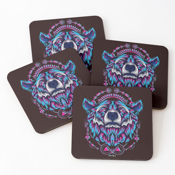 Item preview, Bear Glitch Pop Art   designed and sold by fredgarden8.