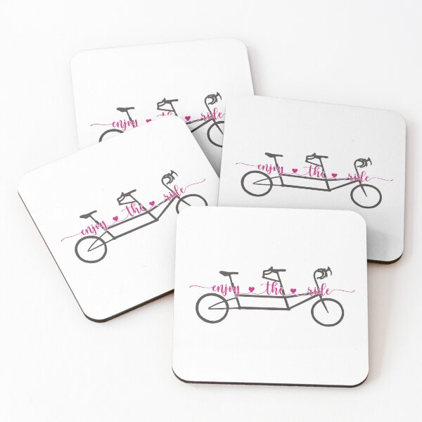 Item preview, Enjoy the ride - travel tandem designed and sold by Tandem Celebrations.