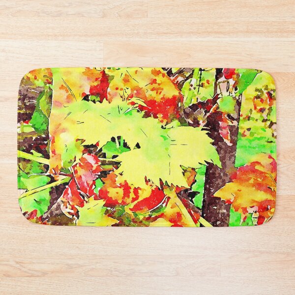 Item preview, Hortus Conclusus: yellow and red vine leaves designed and sold by Giuseppe Cocco.