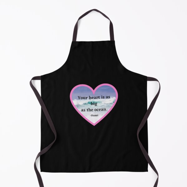 Item preview, Your Heart Is As Big As The Ocean Rumi Inspiring Love Quote designed and sold by StudioTina.
