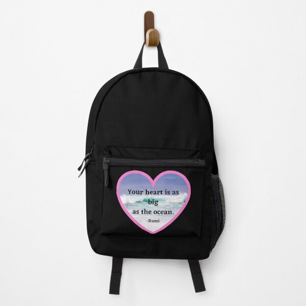 Item preview, Your Heart Is As Big As The Ocean Rumi Inspiring Love Quote designed and sold by StudioTina.