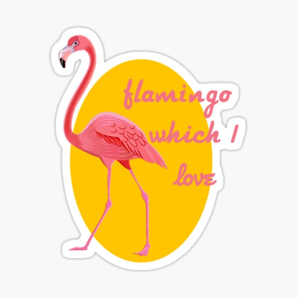 Flamingo Roblox Stickers Redbubble - flamingo swearing roblox id