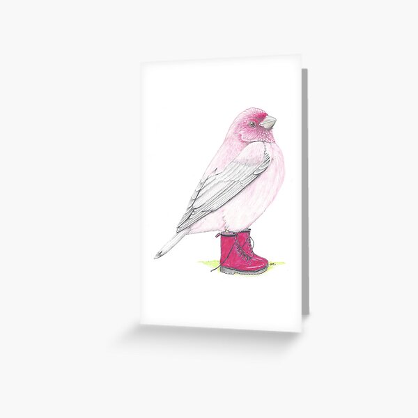 Item preview, Rosefinch in Pink Boots designed and sold by JimsBirds.