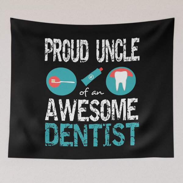 Aperçu de l'œuvre Oncle fier d'un dentiste génial créée et vendue par CraftsforKai.