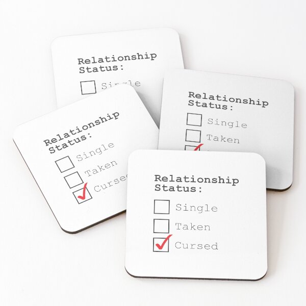 Item preview, Relationship Status: Cursed designed and sold by Fantiful.