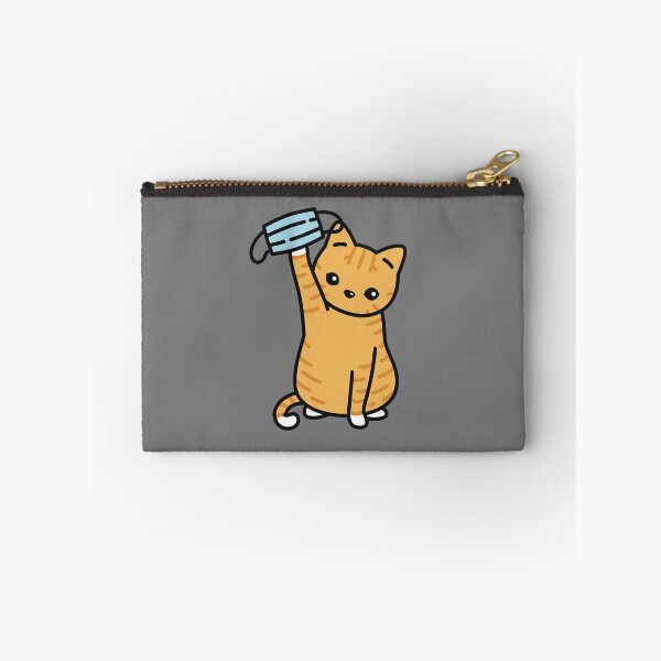 Item preview, Cuz Covid Cat Sticker designed and sold by MoxiApparel.