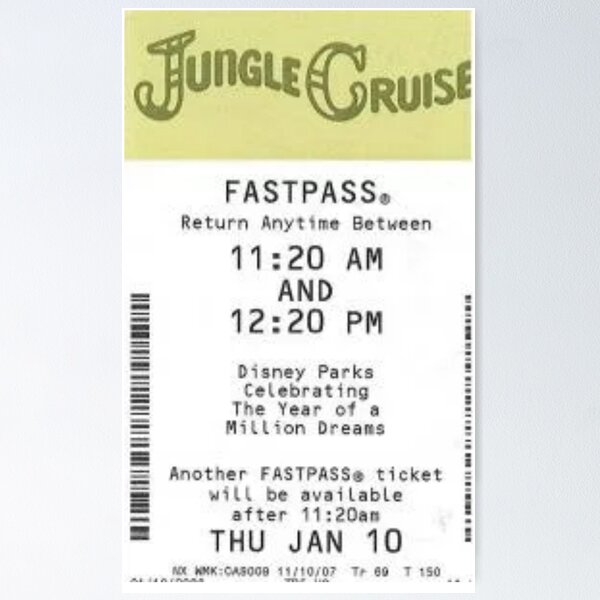 Item preview, Jungle Cruise Fastpass designed and sold by GabbyKno.