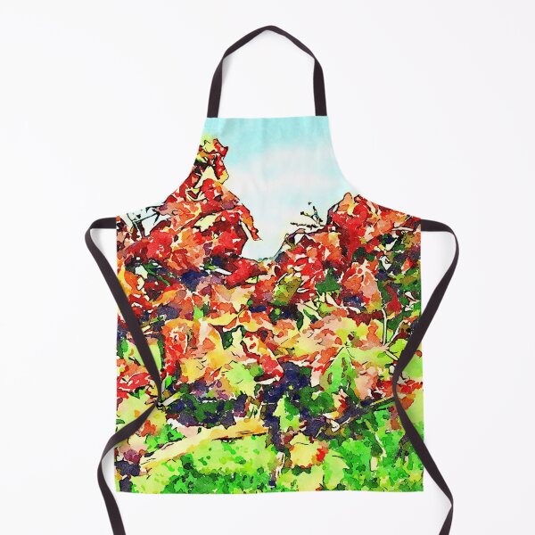 Item preview, Hortus Conclusus: yellow and red vine leaves designed and sold by Giuseppe Cocco.