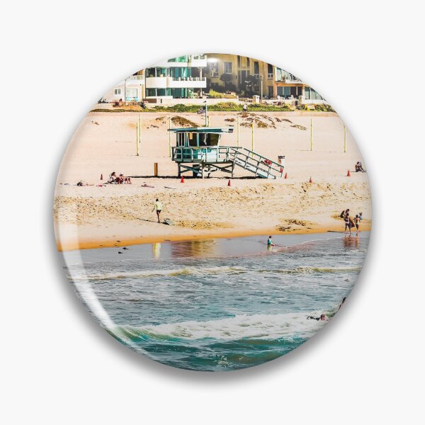 Item preview, Summer sandy beach at Manhattan beach California USA designed and sold by Mrvell.