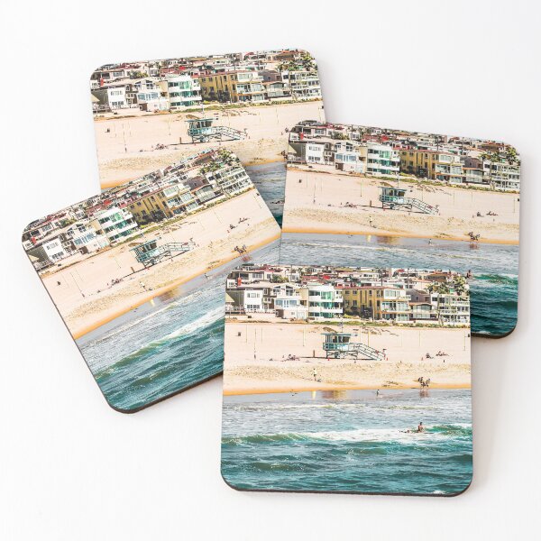 Item preview, Summer sandy beach at Manhattan beach California USA designed and sold by Mrvell.