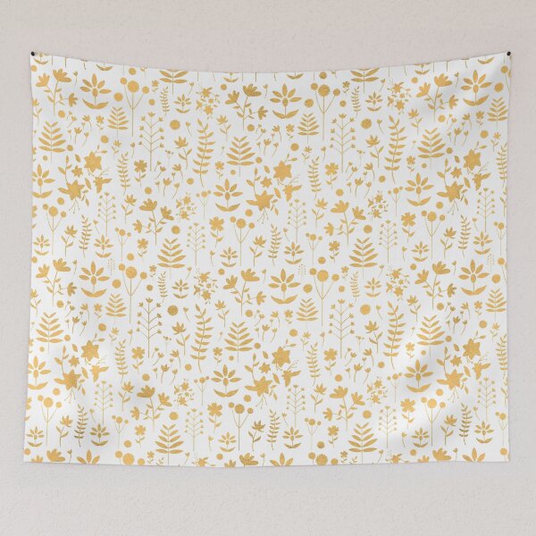 Item preview, Golden Garden-Floral Pattern  designed and sold by HeyHil.