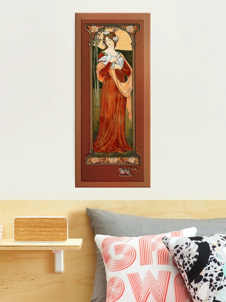 Tender Doves by Élisabeth Sonrel Old Masters Vintage Art Reproduction Photographic Print