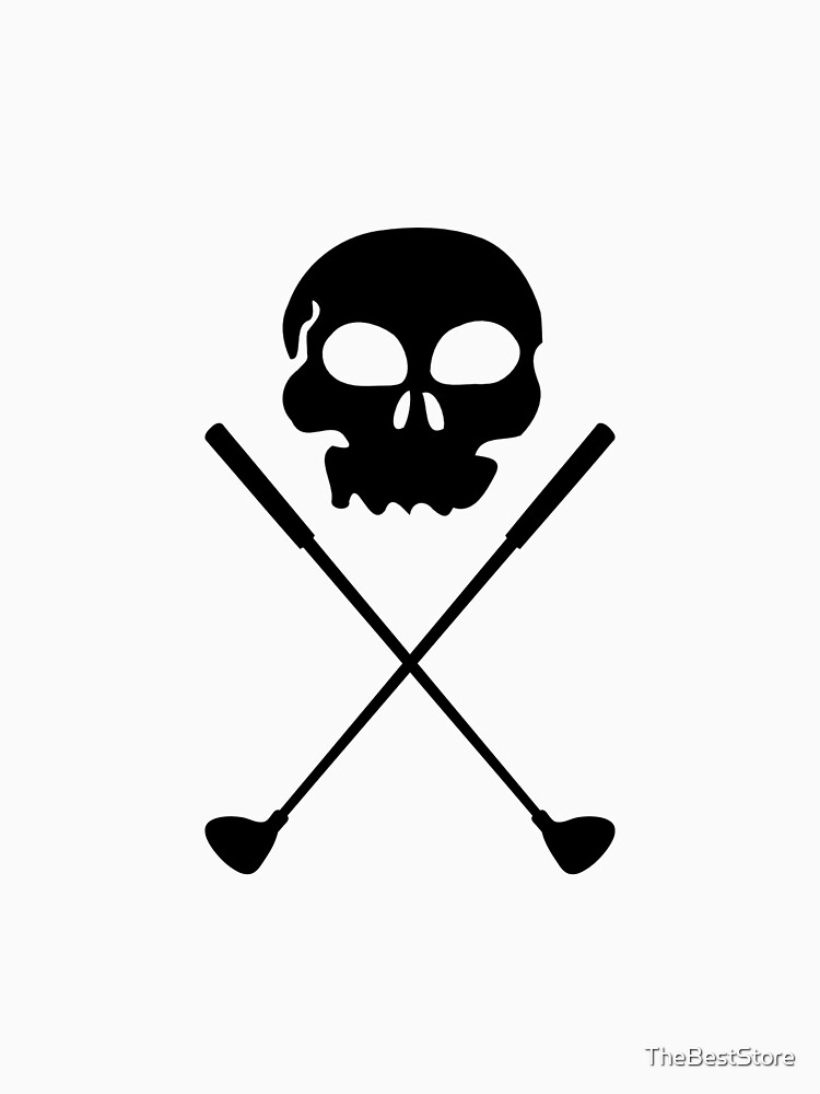 "Golf Skull Crossed Clubs" Tshirt by TheBestStore Redbubble golf t
