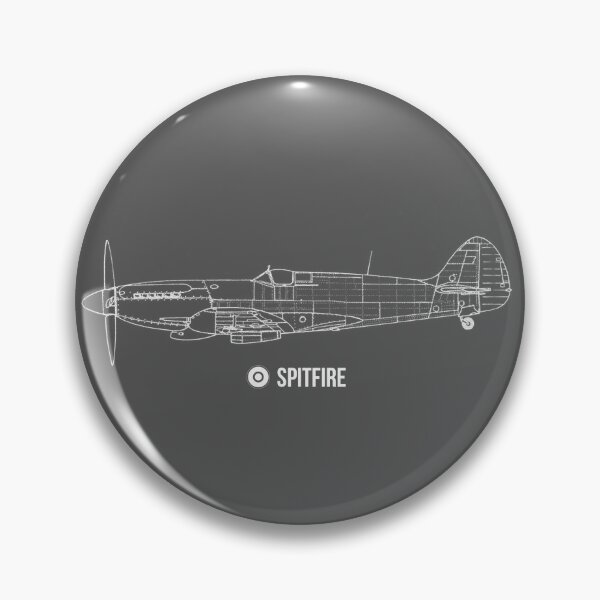 Item preview, RAF Spitfire Side Blueprint Light designed and sold by artbyedo.