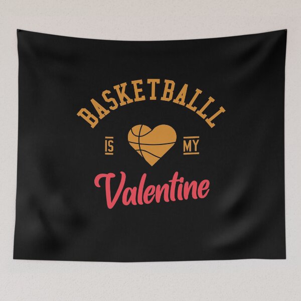 Item preview, basketball is my valentine designed and sold by hummyteez.