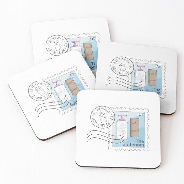 Item preview, The Bathroom - Postmarked Commemorative Lockdown Stamp designed and sold by itsgillymac.