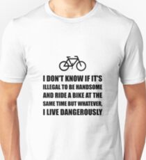 Handsome Ride Bike Slim Fit T-Shirt