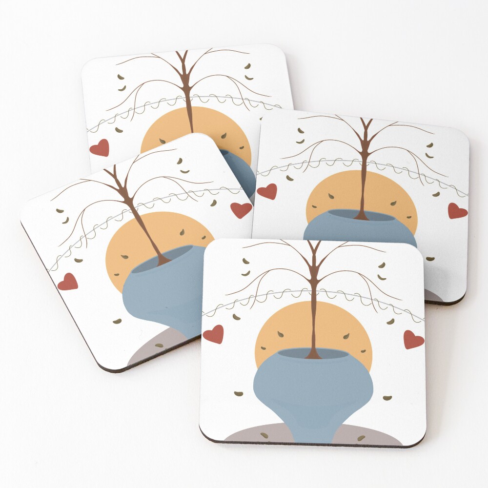 Item preview, Coasters (Set of 4) designed and sold by lisahiselius.