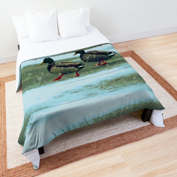 Ducks under the snow Comforter