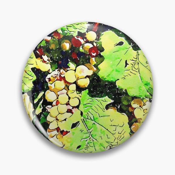 Item preview, Hortus Conclusus: bunches of white grapes among the leaves designed and sold by Giuseppe Cocco.