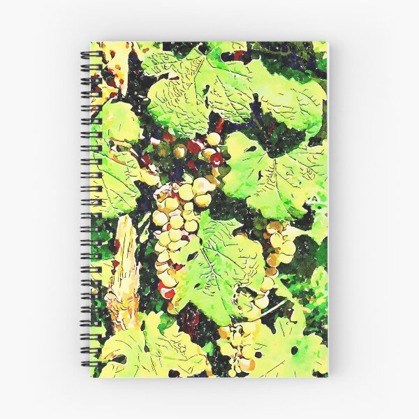 Item preview, Hortus Conclusus: bunches of white grapes among the leaves designed and sold by Giuseppe Cocco.