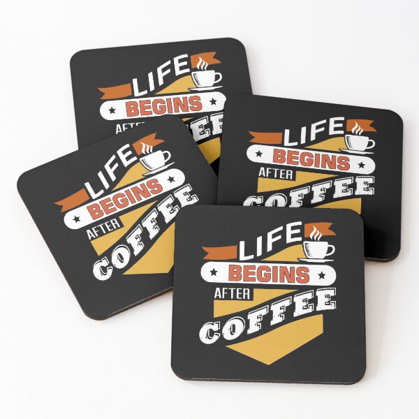 Item preview, Life Begings After Coffee - Coffee Is My Life designed and sold by EhsanStore.