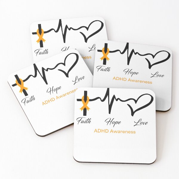 Item preview, Faith Hope Love ADHD Awareness designed and sold by frechettee.