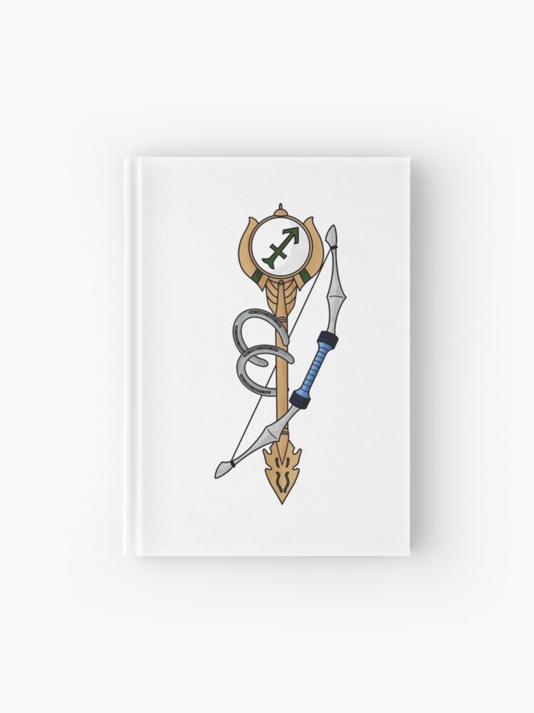 Fairy Tail Sagittarius Celestial Gate Key Bow And Horseshoes Hardcover Journal For Sale By Auntblt Redbubble