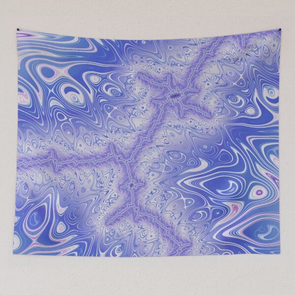 Item preview, Blue and White Swirls designed and sold by Manpreet Sokhi.