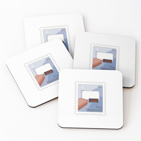 Item preview, The Bedroom - Commemorative Lockdown Stamp designed and sold by itsgillymac.