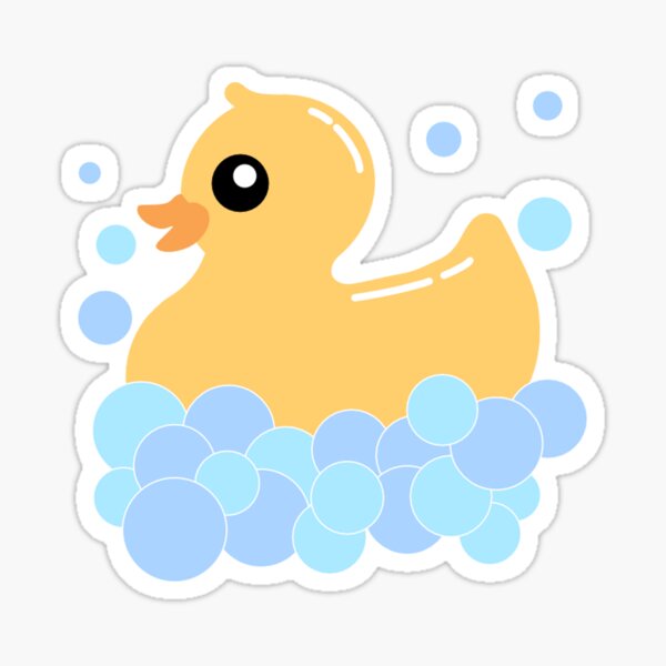 Rubber Duck Sticker For Sale By Thebeststore Redbubble